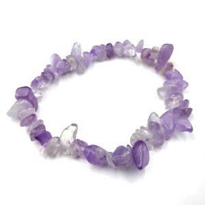 Crystal Chip Gemstone Bead Bracelet New Age Healing Chakra