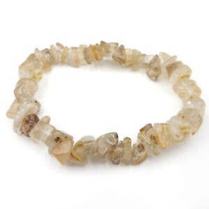 Crystal Chip Gemstone Bead Bracelet New Age Healing Chakra