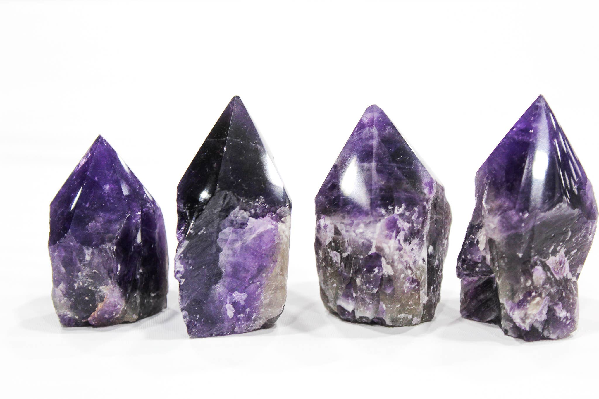 Dark Amethyst Polished Top Points Per Pcs