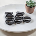 Hematite Faceted Band Ring Assorted Sizes